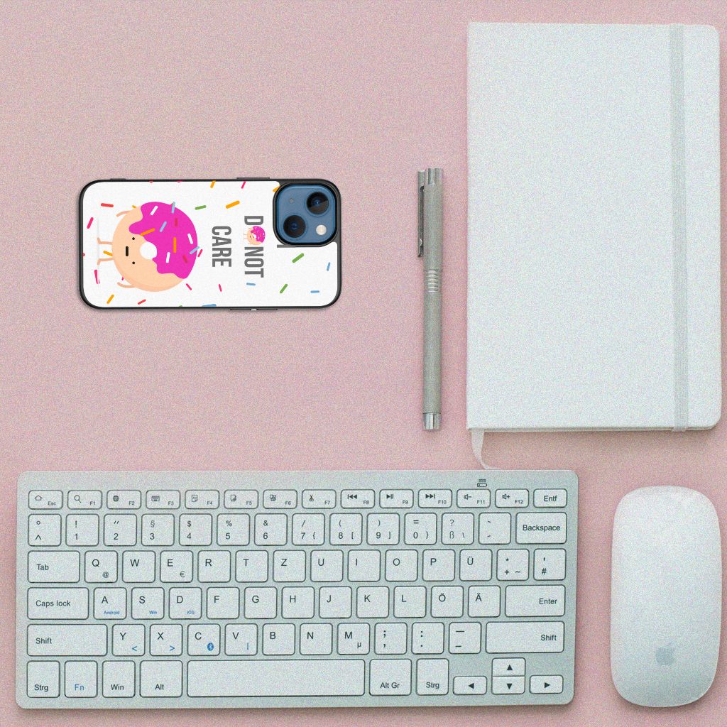 Apple iPhone 13 mini Back Cover Hoesje Donut Roze B2C Telecom