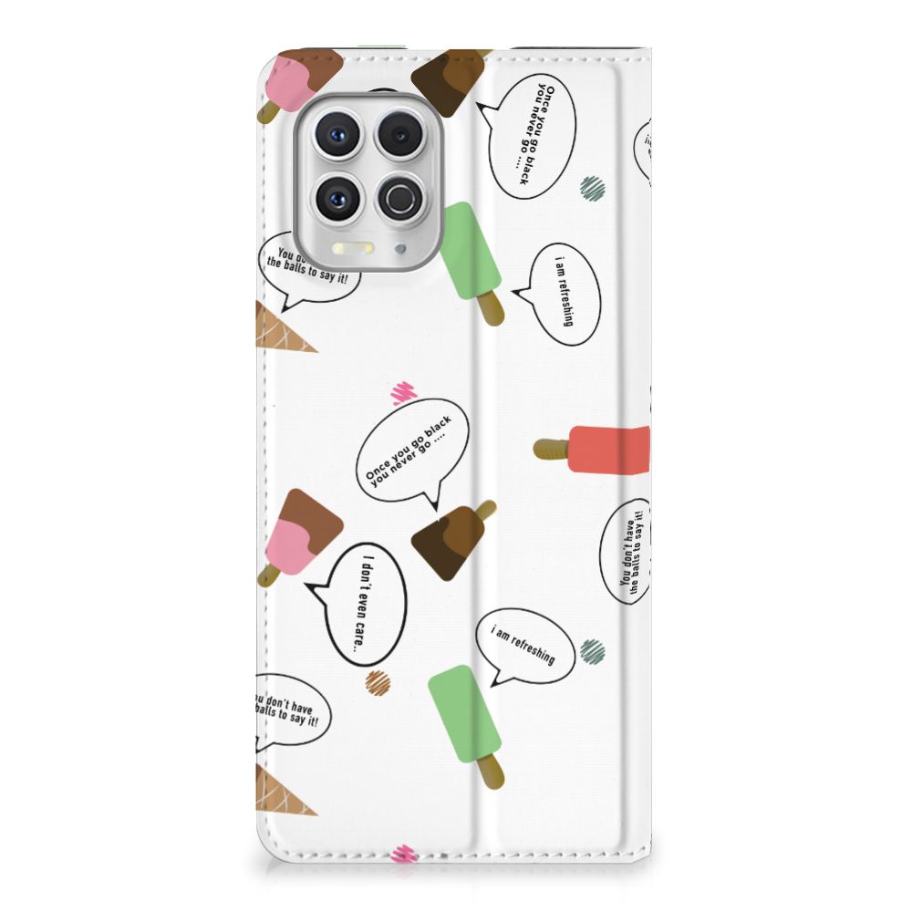 Motorola Moto G100 Flip Style Cover IJsjes - B2C Telecom