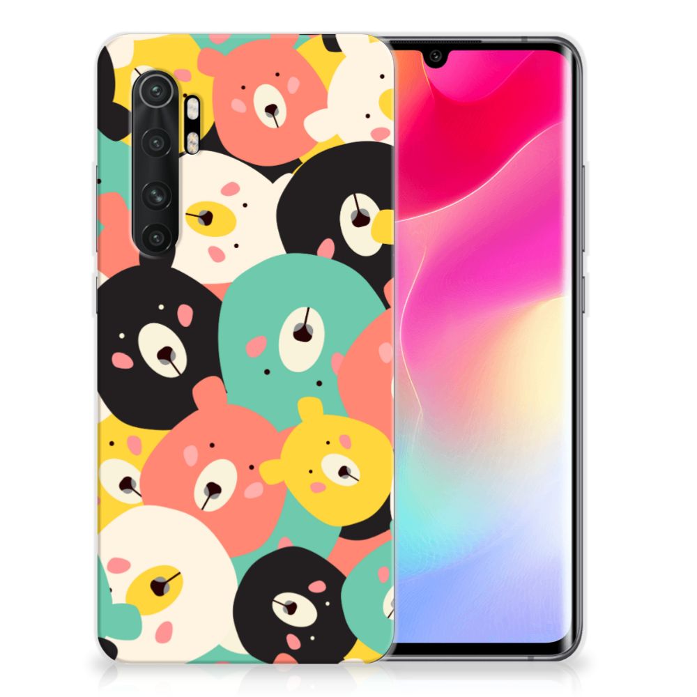 Xiaomi Mi Note 10 Lite Telefoonhoesje met Naam Bears