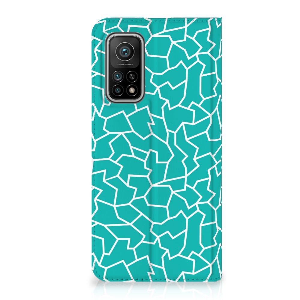 Xiaomi Mi 10T | 10T Pro Bookcase Cracks Blue - B2C Telecom