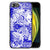 Telefoonhoesje iPhone SE 2022 | SE 2020 | 7/8 Angel Skull Blauw met opvallend blauw ontwerp en bescherming voor je iPhone.