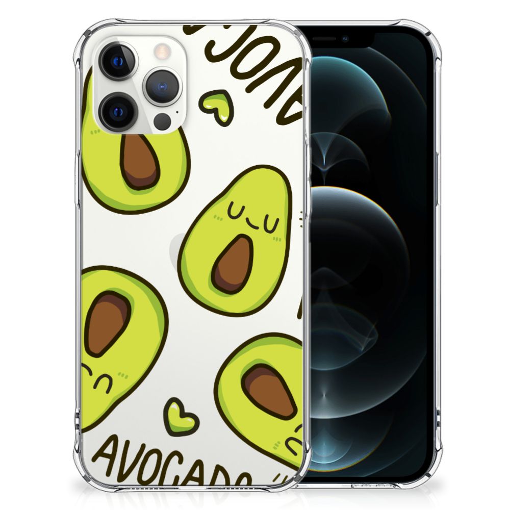 iPhone 12 Pro Max Stevig Bumper Hoesje Avocado Singing B2C Telecom