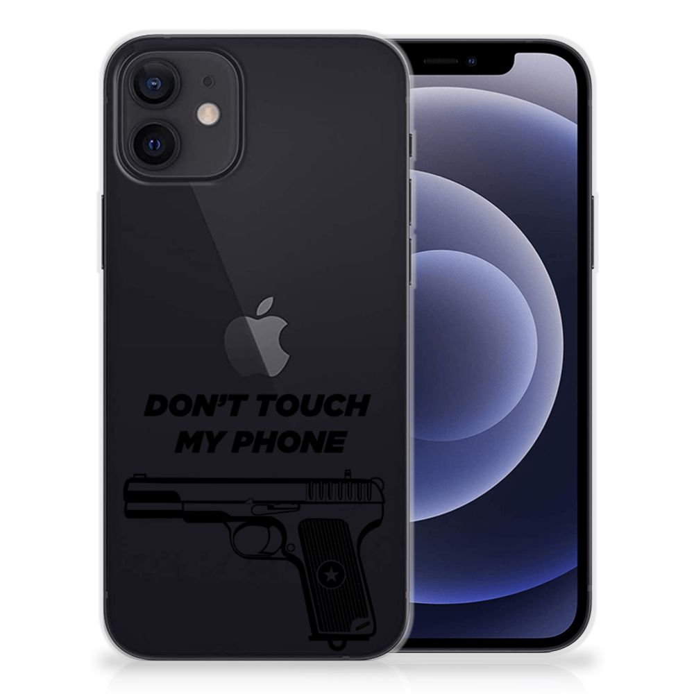 iPhone 12 | 12 Pro (6.1") Silicone-hoesje Pistol DTMP