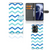 OnePlus Nord 2T Telefoon Hoesje Zigzag Blauw