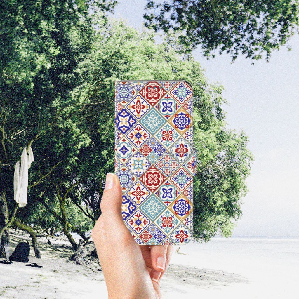Samsung Galaxy A73 5G Bookcase Tiles Color