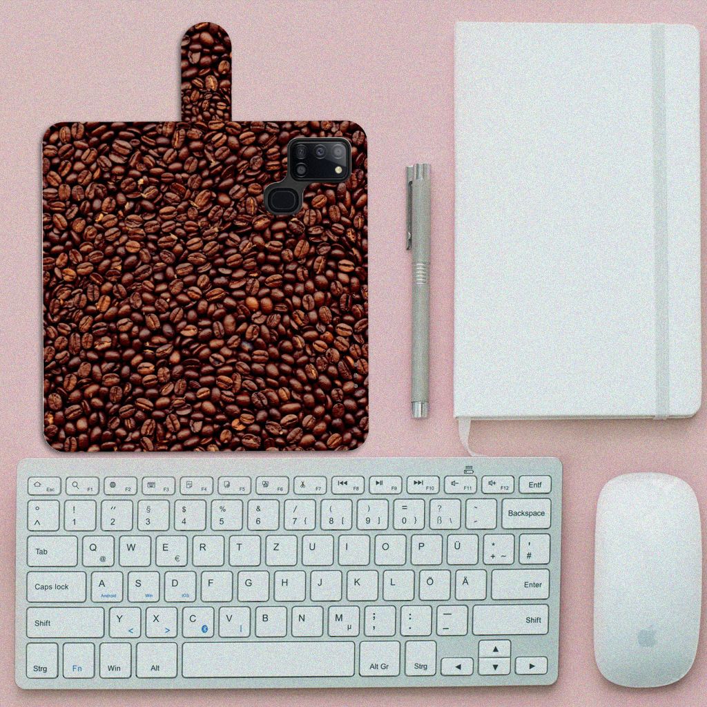 Samsung Galaxy A21s Book Cover Koffiebonen