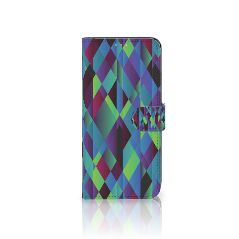 OnePlus Nord N100 Book Case Abstract Green Blue