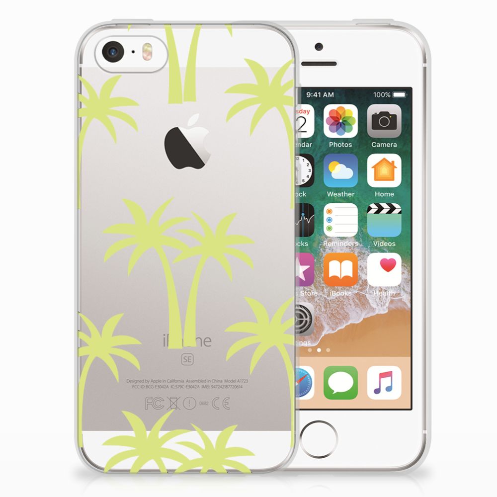 Apple iPhone SE | 5S TPU Case Palmtrees