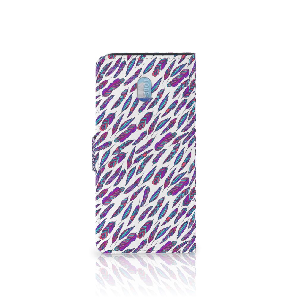 Xiaomi Redmi 8A Telefoon Hoesje Feathers Color