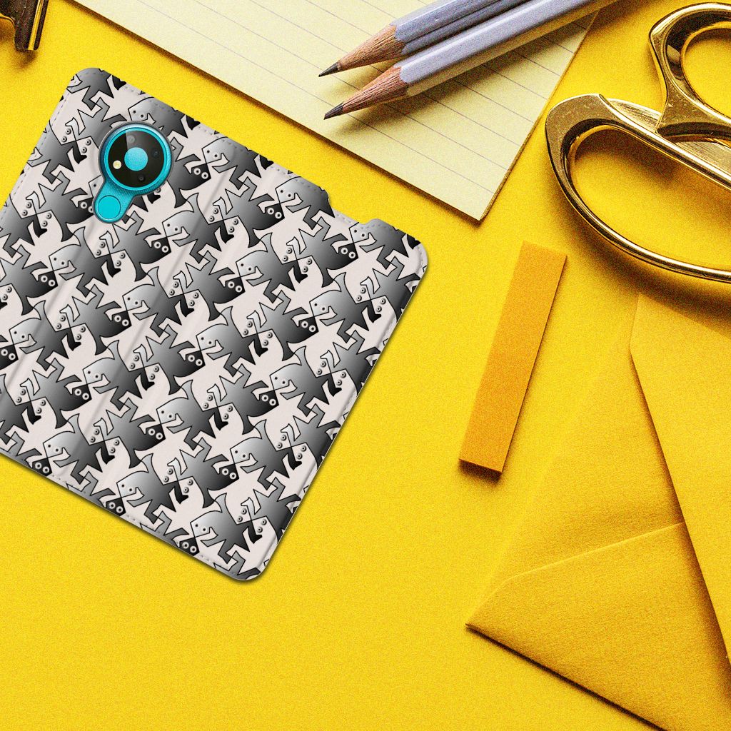 Nokia 3.4 Hoesje maken Salamander Grey - B2C Telecom