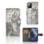 Apple iPhone 12 Mini Bookcase Beton Print