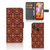 Samsung Galaxy M11 | A11 Telefoon Hoesje Batik Brown
