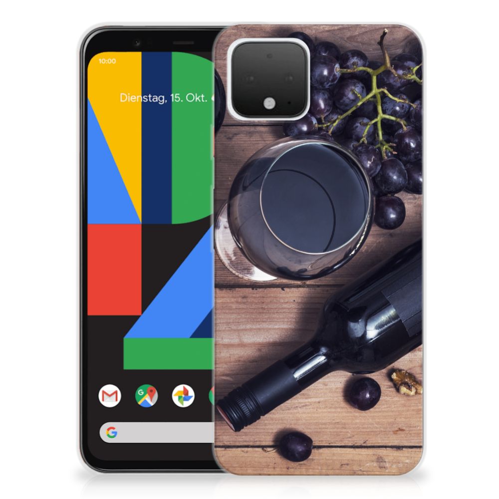 Google Pixel 4 Siliconen Case Wijn