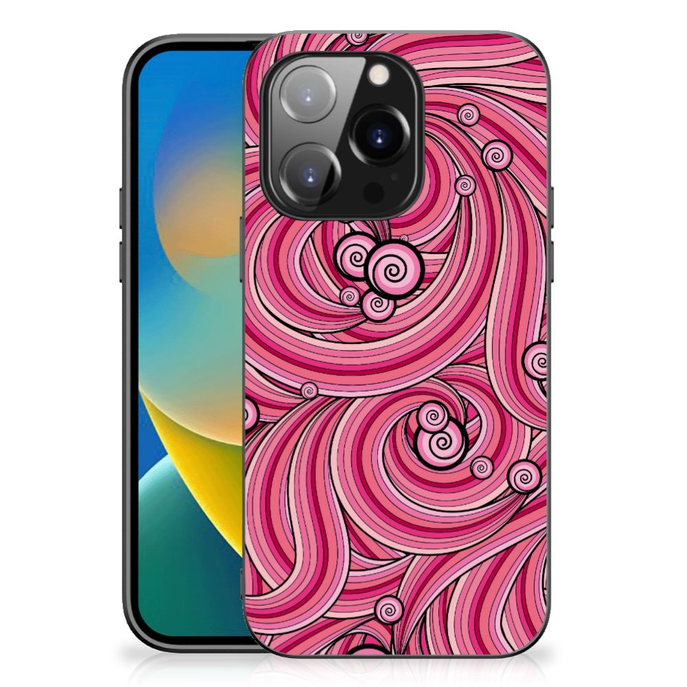 iPhone 14 Pro Leuk Telefoonhoesje Swirl Pink B2C Telecom