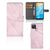 OPPO A15 Bookcase Marble Pink - Origineel Cadeau Vriendin