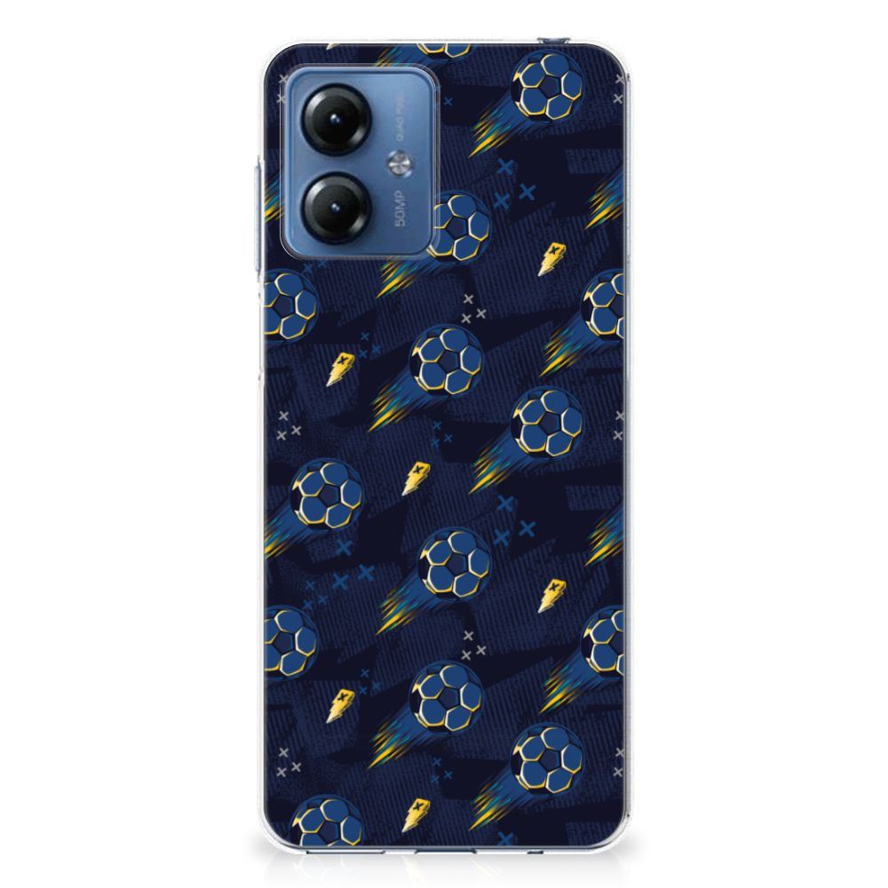 TPU bumper voor Motorola Moto G14 Voetbal