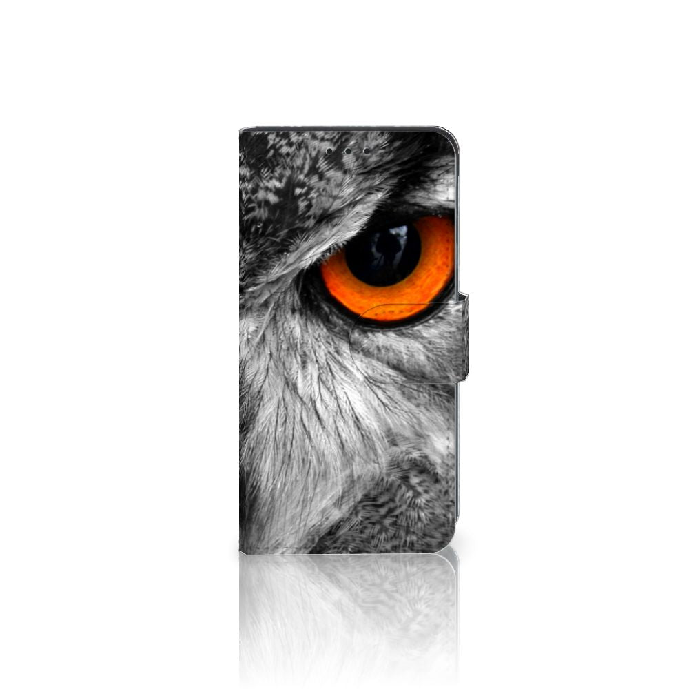 Samsung Galaxy A3 2017 Telefoonhoesje met Pasjes Uil