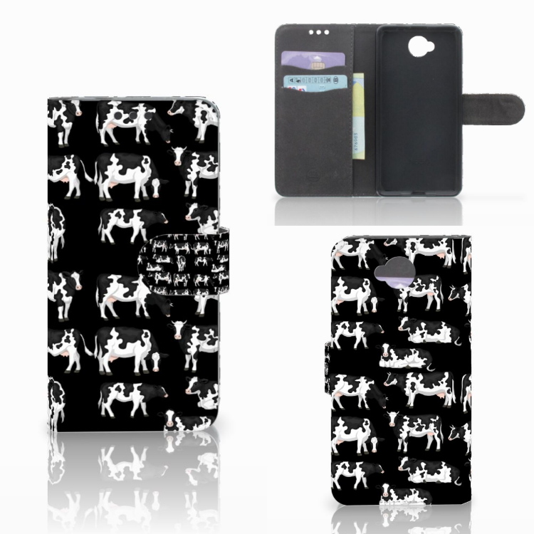 Microsoft Lumia 650 Telefoonhoesje met Pasjes Koetjes