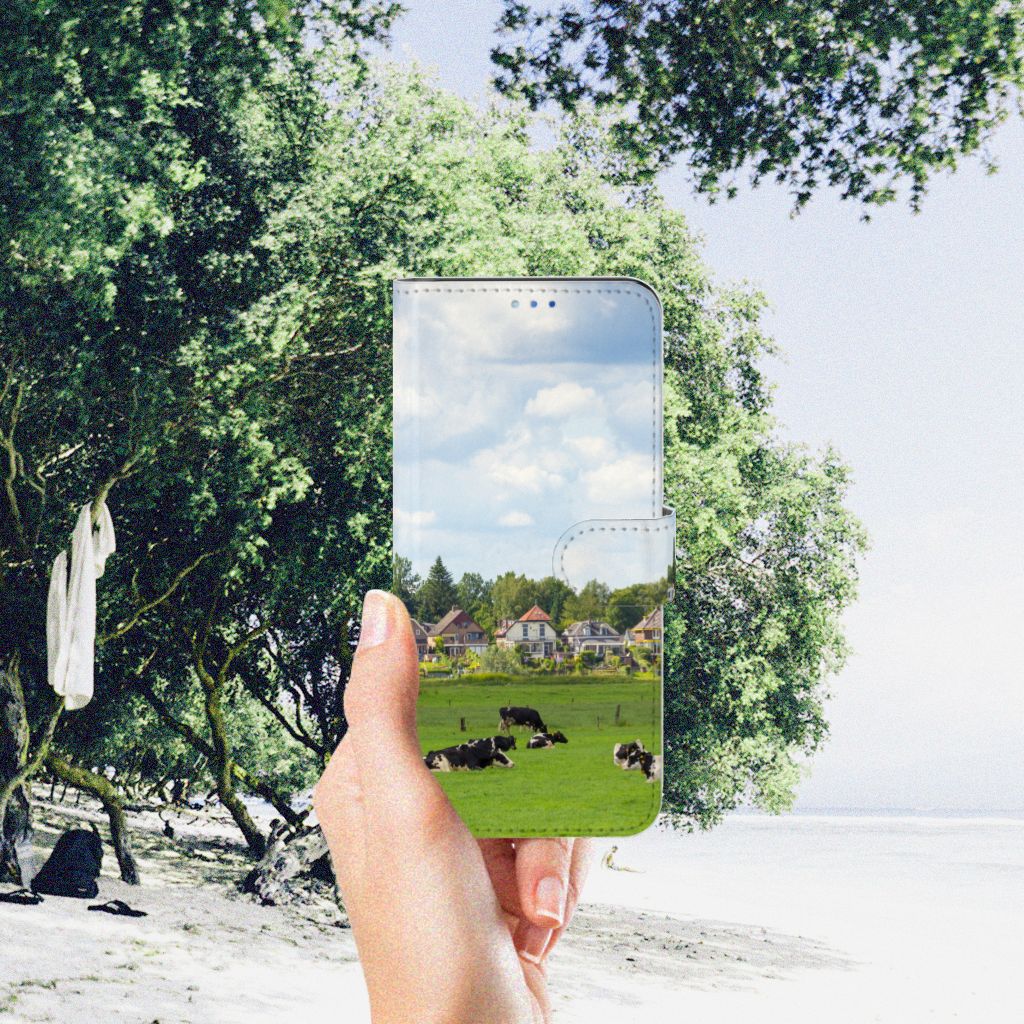 OPPO Find X3 Neo 5G Telefoonhoesje met Pasjes Koeien