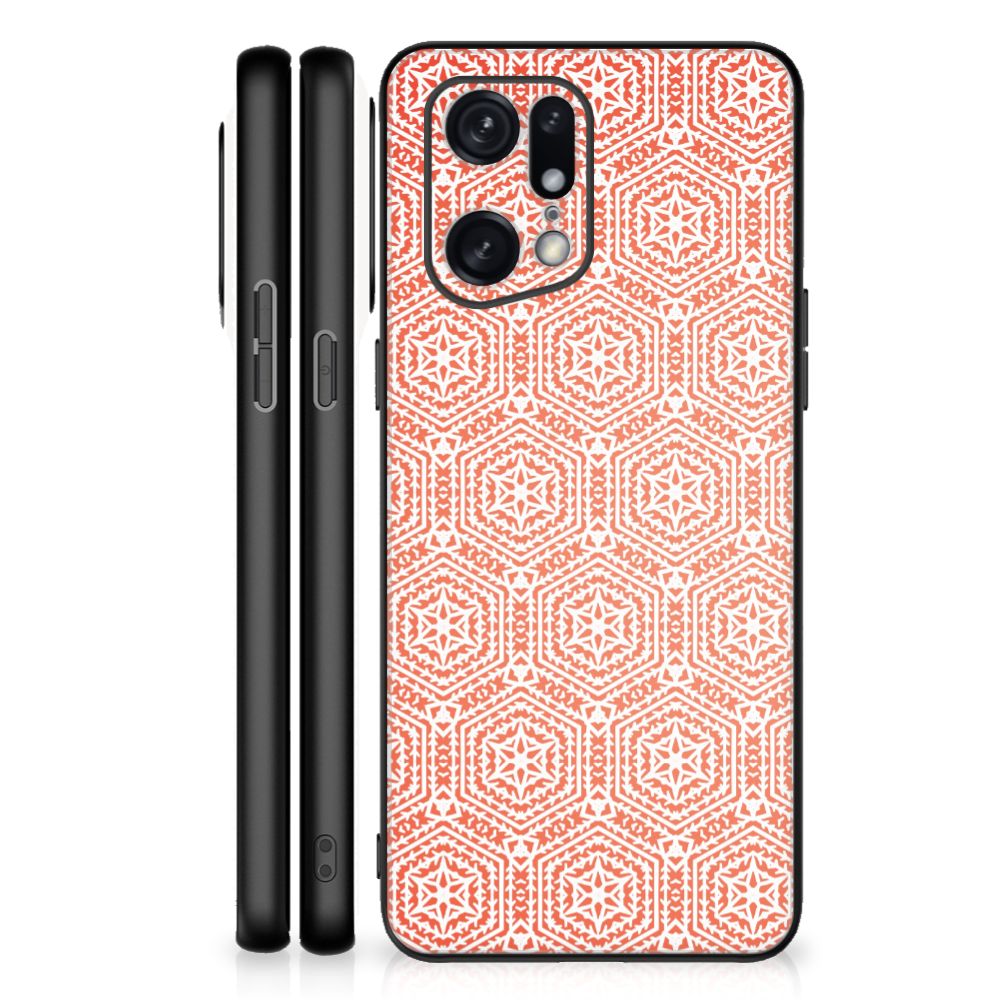 OPPO Find X5 Pro Back Case Pattern Orange