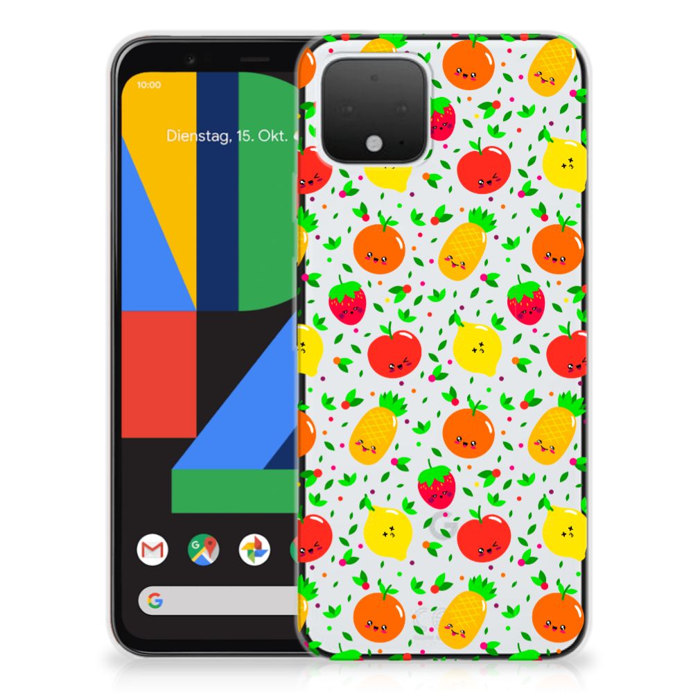Google Pixel 4 Siliconen Case Fruits B2C Telecom