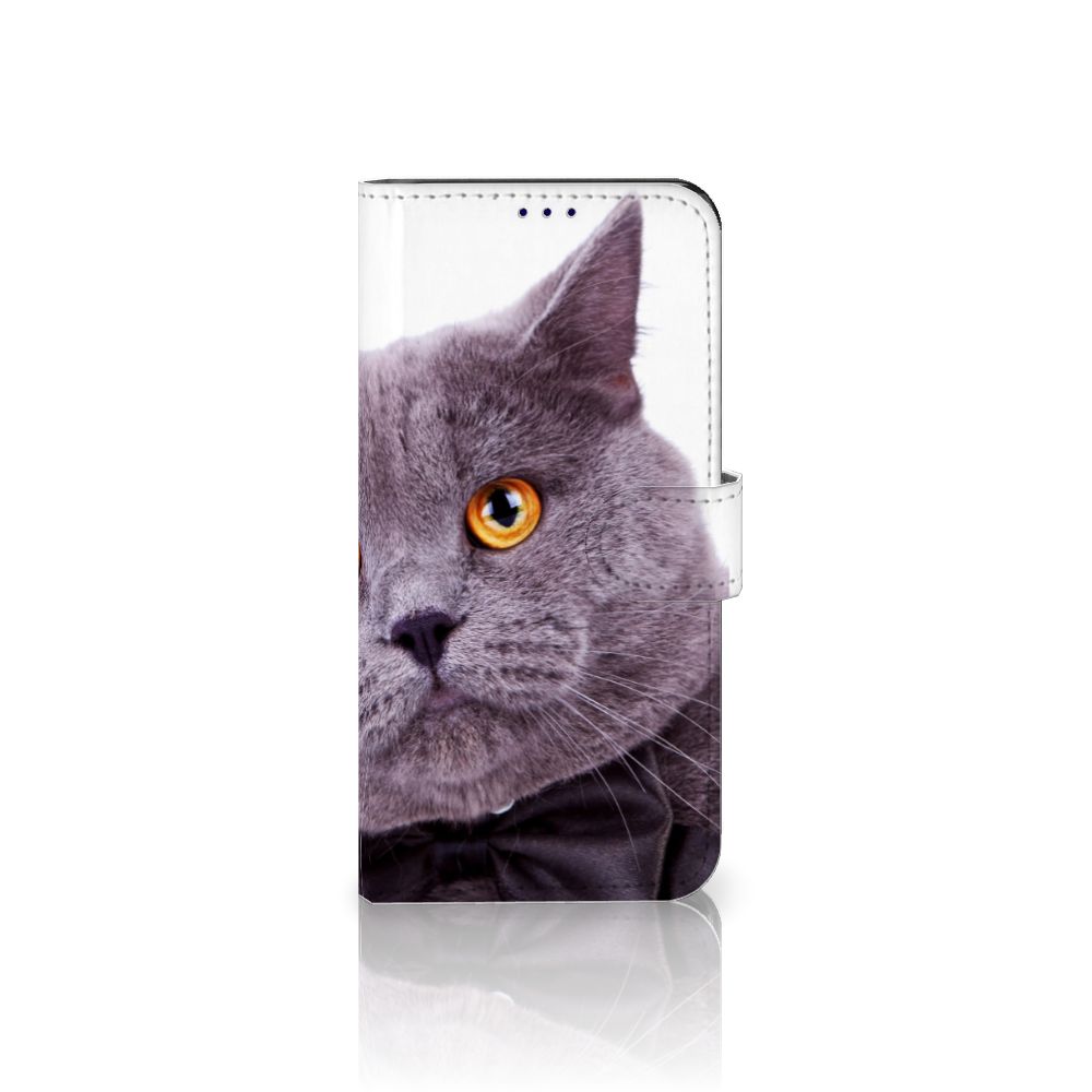 OnePlus Nord CE 2 Telefoonhoesje met Pasjes Kat