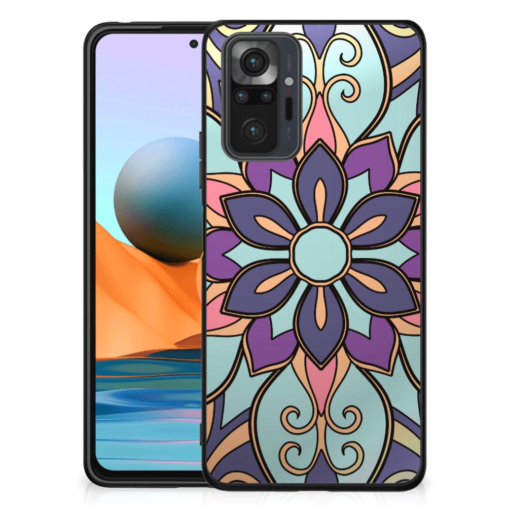 Xiaomi Redmi Note 10 Pro Bloemen Hoesje Purple Flower B2C Telecom