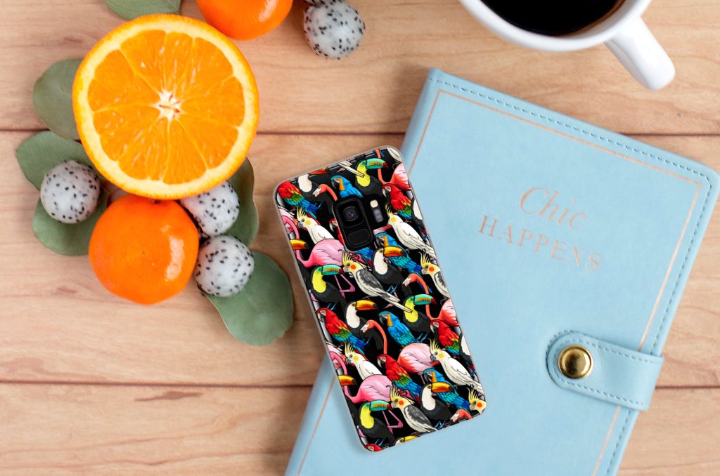 Samsung Galaxy S9 TPU Hoesje Birds
