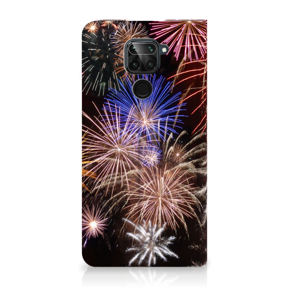 Xiaomi Redmi Note 9 Hippe Standcase Vuurwerk - B2C Telecom
