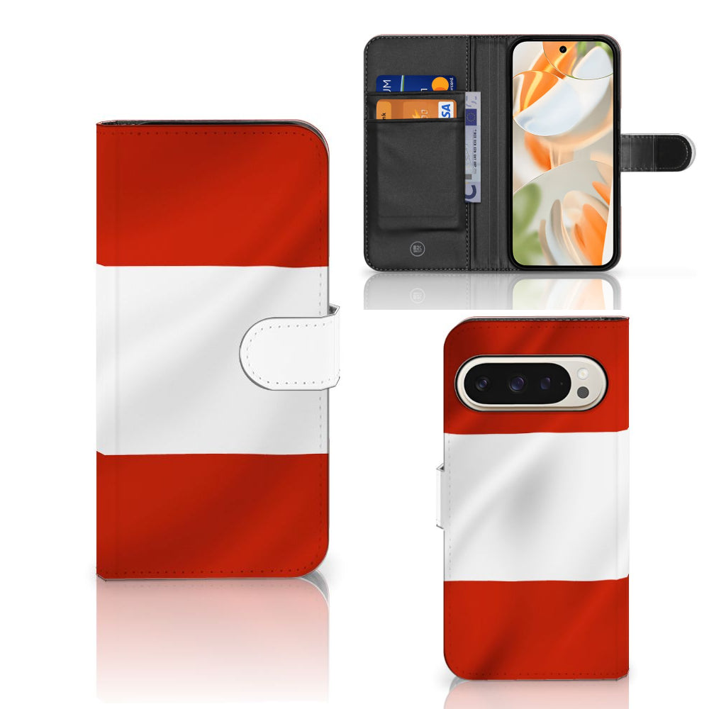 Google Pixel 9 | 9 Pro Bookstyle Case Oostenrijk