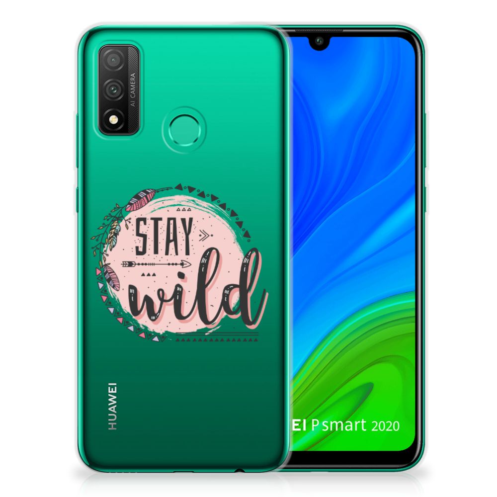 Huawei P Smart 2020 Telefoonhoesje met Naam Boho Stay Wild B2C Telecom