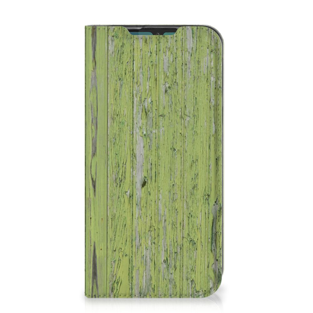 Motorola G8 Plus Book Wallet Case Green Wood - B2C Telecom