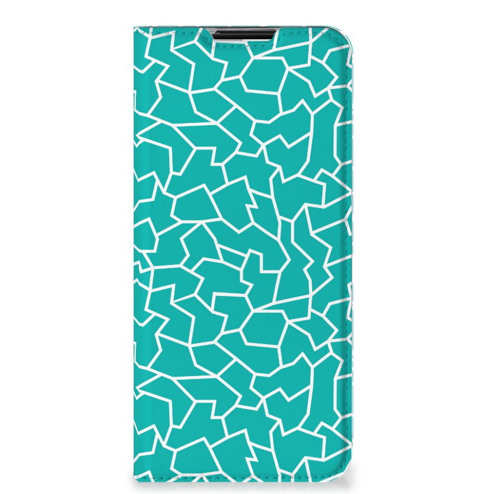 OnePlus Nord N100 Bookcase Cracks Blue - B2C Telecom