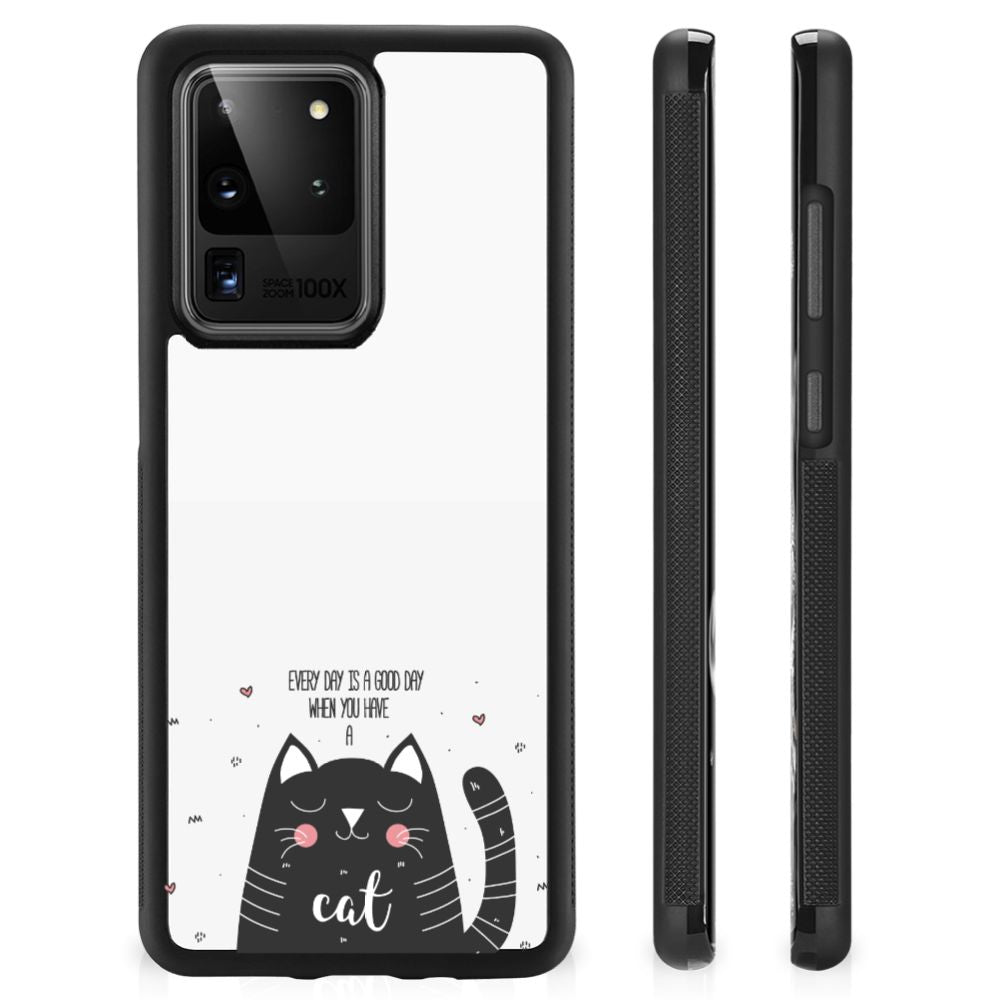 Samsung Galaxy S20 Ultra Bumper Hoesje Cat Good Day B2C Telecom
