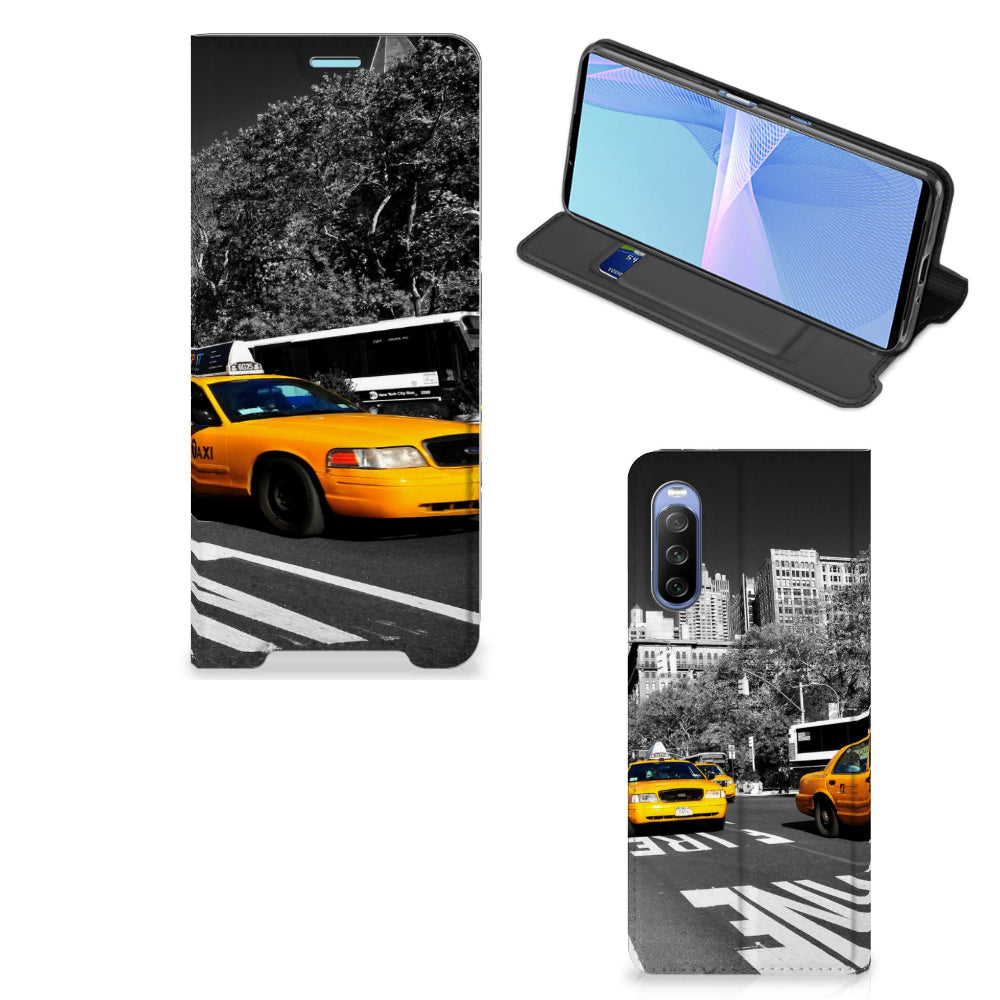 Sony Xperia 10 III Book Cover New York Taxi