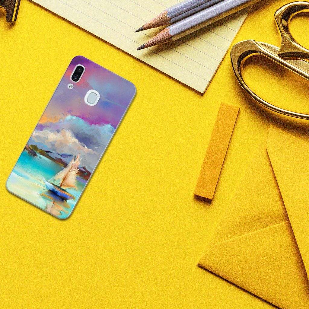 Hoesje maken Samsung Galaxy A30 Boat