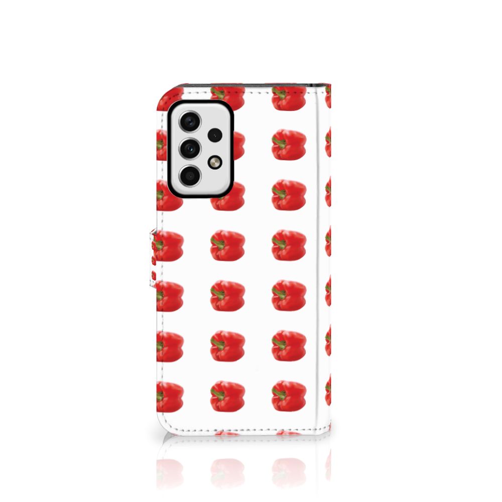 Samsung Galaxy A23 Book Cover Paprika Red