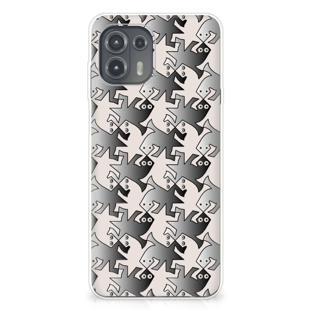 Motorola Edge 20 Lite TPU Hoesje Salamander Grey B2C Telecom