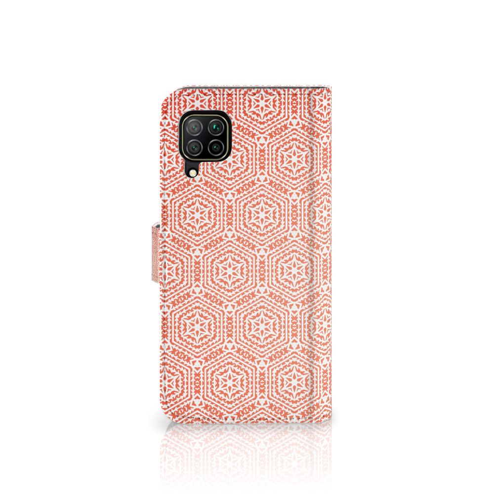 Huawei P40 Lite Telefoon Hoesje Pattern Orange