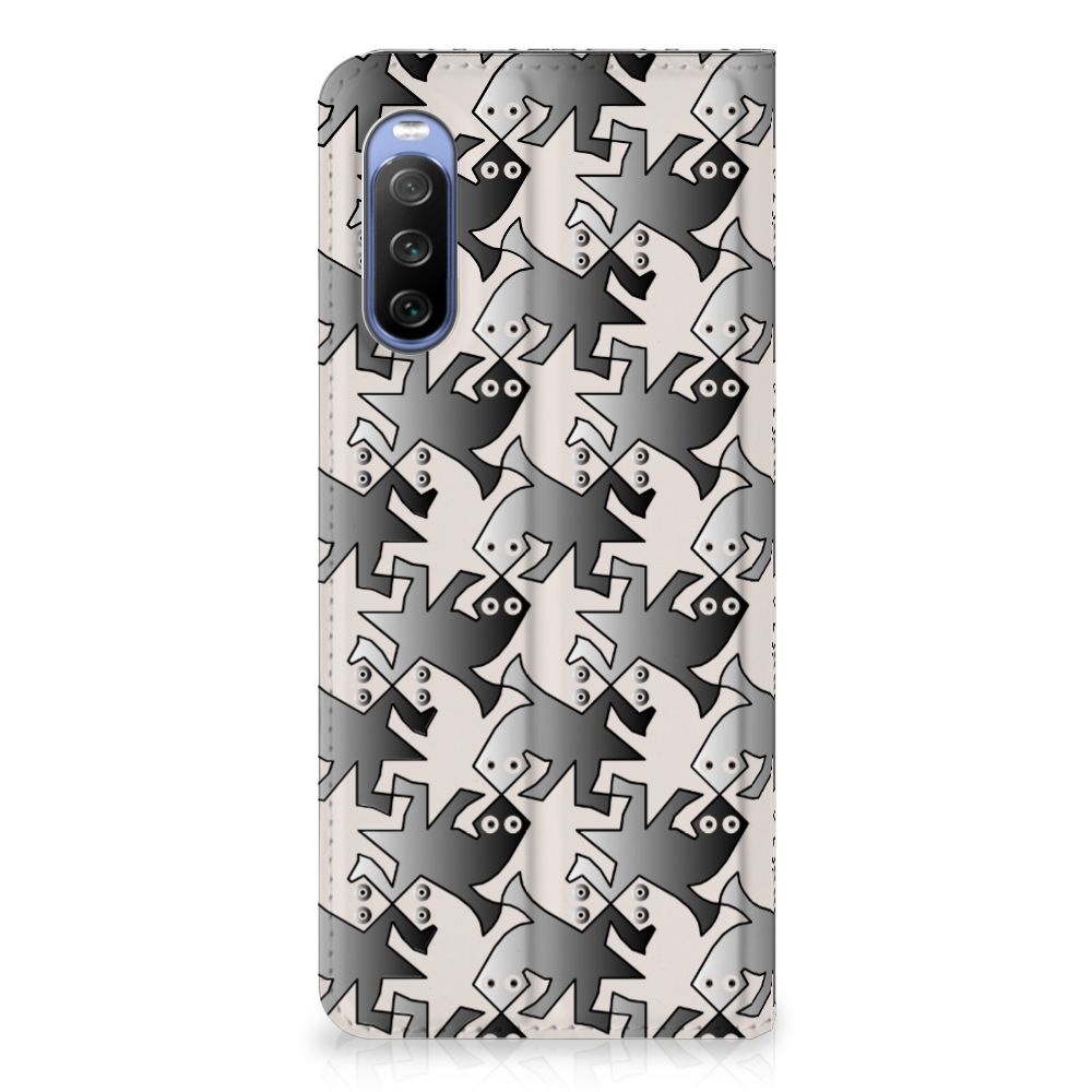 Sony Xperia 10 III Hoesje maken Salamander Grey - B2C Telecom