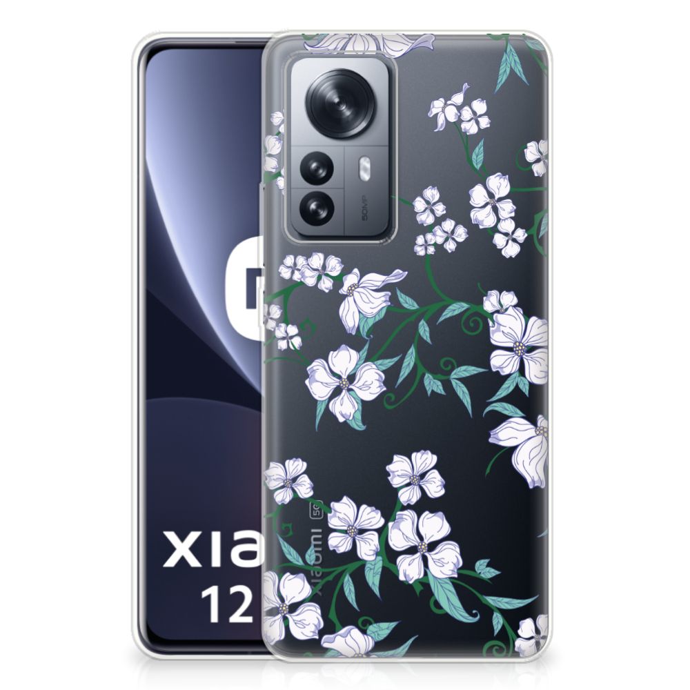 Xiaomi 12 Pro Uniek TPU Case Blossom White