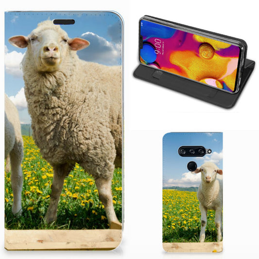 LG V40 Thinq Hoesje maken Schaap en Lammetje