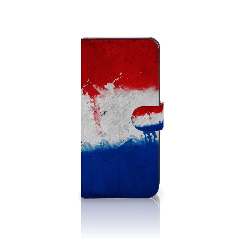Samsung Galaxy A55 Bookstyle Case Nederland met artistieke Nederlandse vlag design