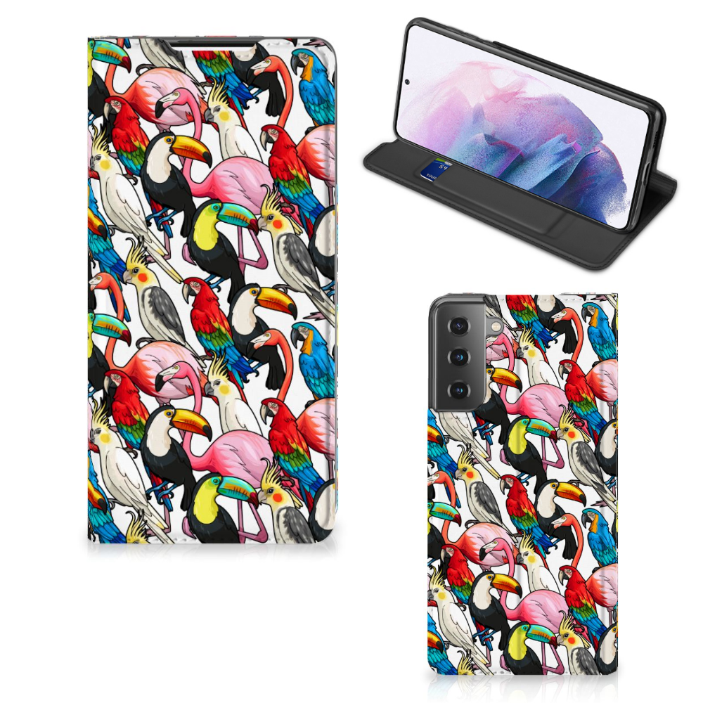 Samsung Galaxy S21 Plus Hoesje maken Birds - B2C Telecom