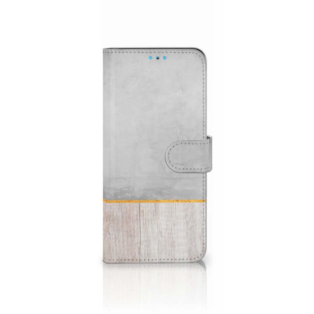 Xiaomi Redmi 10 Book Style Case Wood Concrete