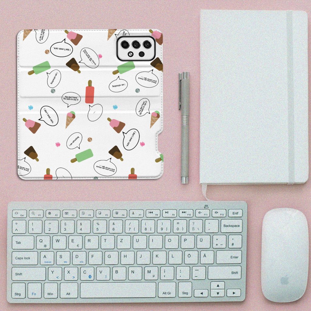 Samsung Galaxy A73 Flip Style Cover IJsjes - B2C Telecom