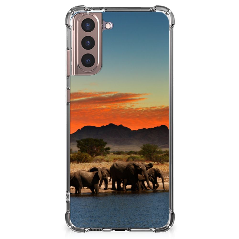 Samsung Galaxy S21 Plus Case Anti-shock Olifanten B2C Telecom