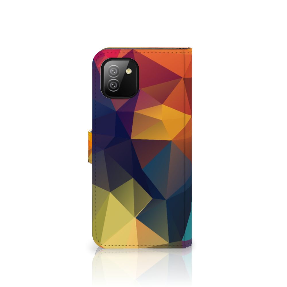 Samsung Galaxy A03 Book Case Polygon Color