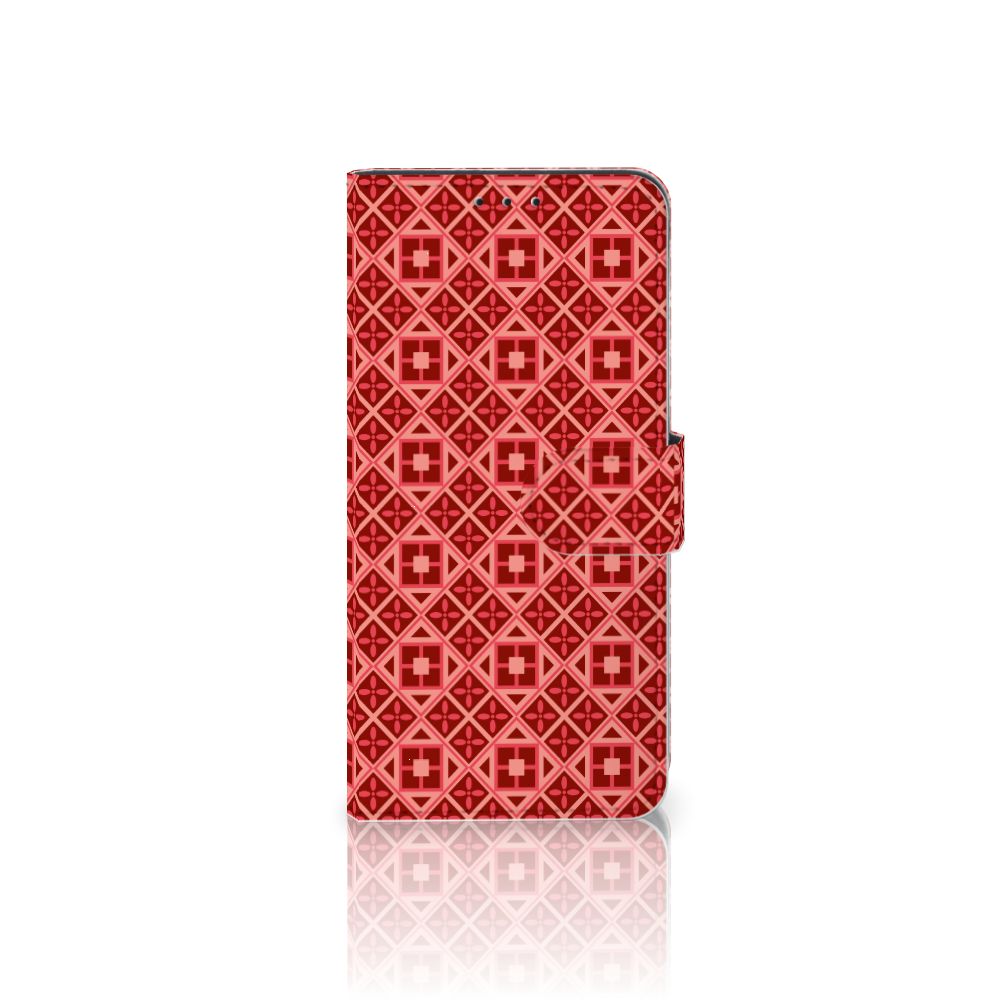 Xiaomi Mi 9 Lite Telefoon Hoesje Batik Rood