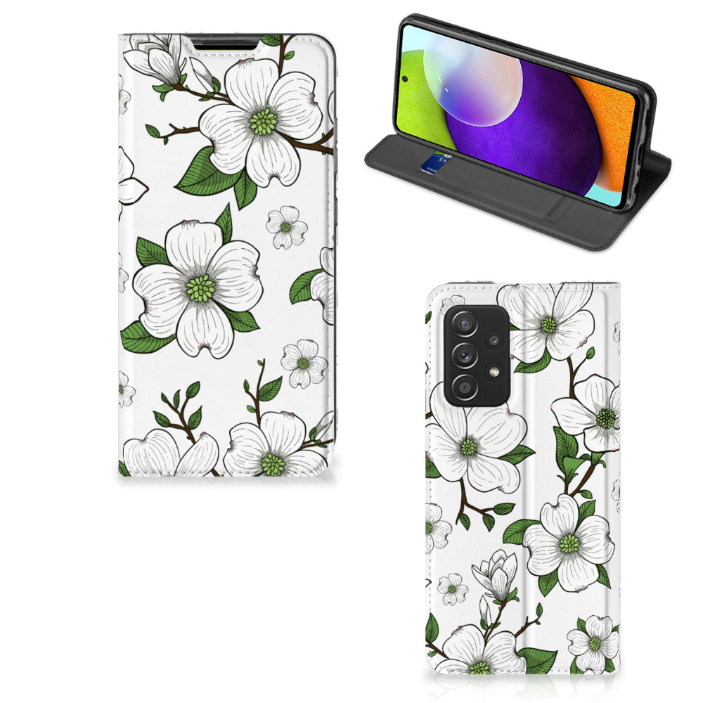 Samsung Galaxy A52 Smart Cover Dogwood Flowers